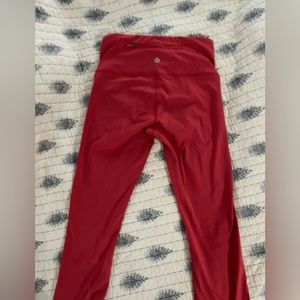 Lululemon Invigorate pink leggings